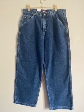 Tommy Hilfiger Jeans 16R Carpenter Wide Leg Vintage 90's Classic Baggy Retro NWT